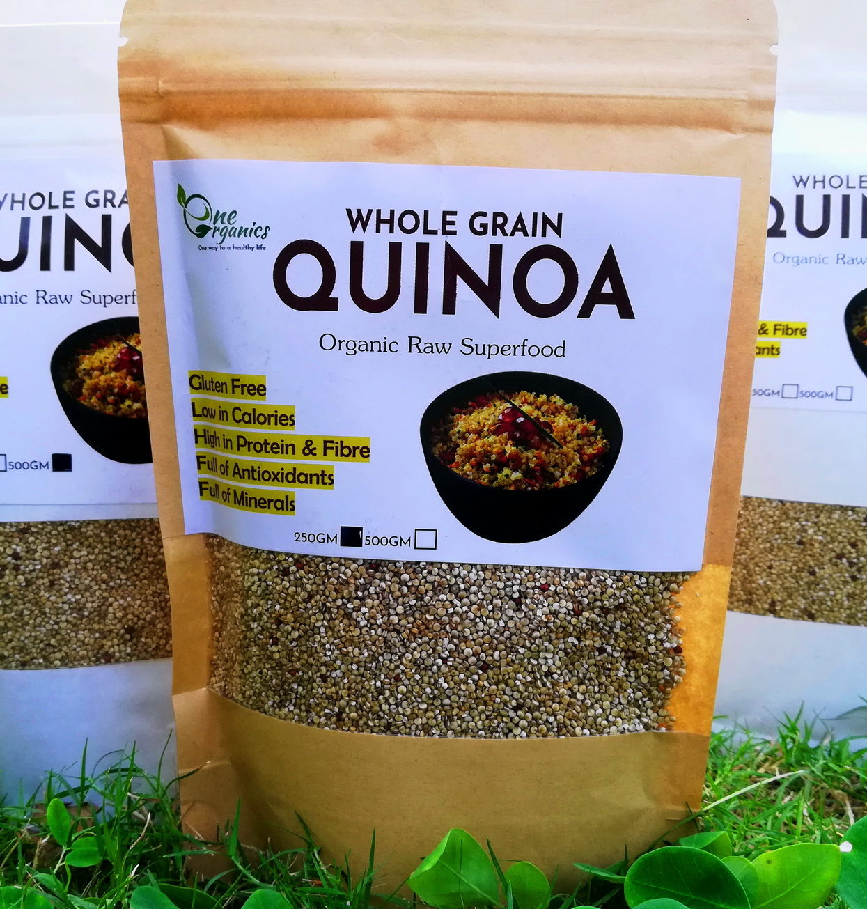 Organic Quinoa 100% Whole Grain 250gm | Moringa Maricle