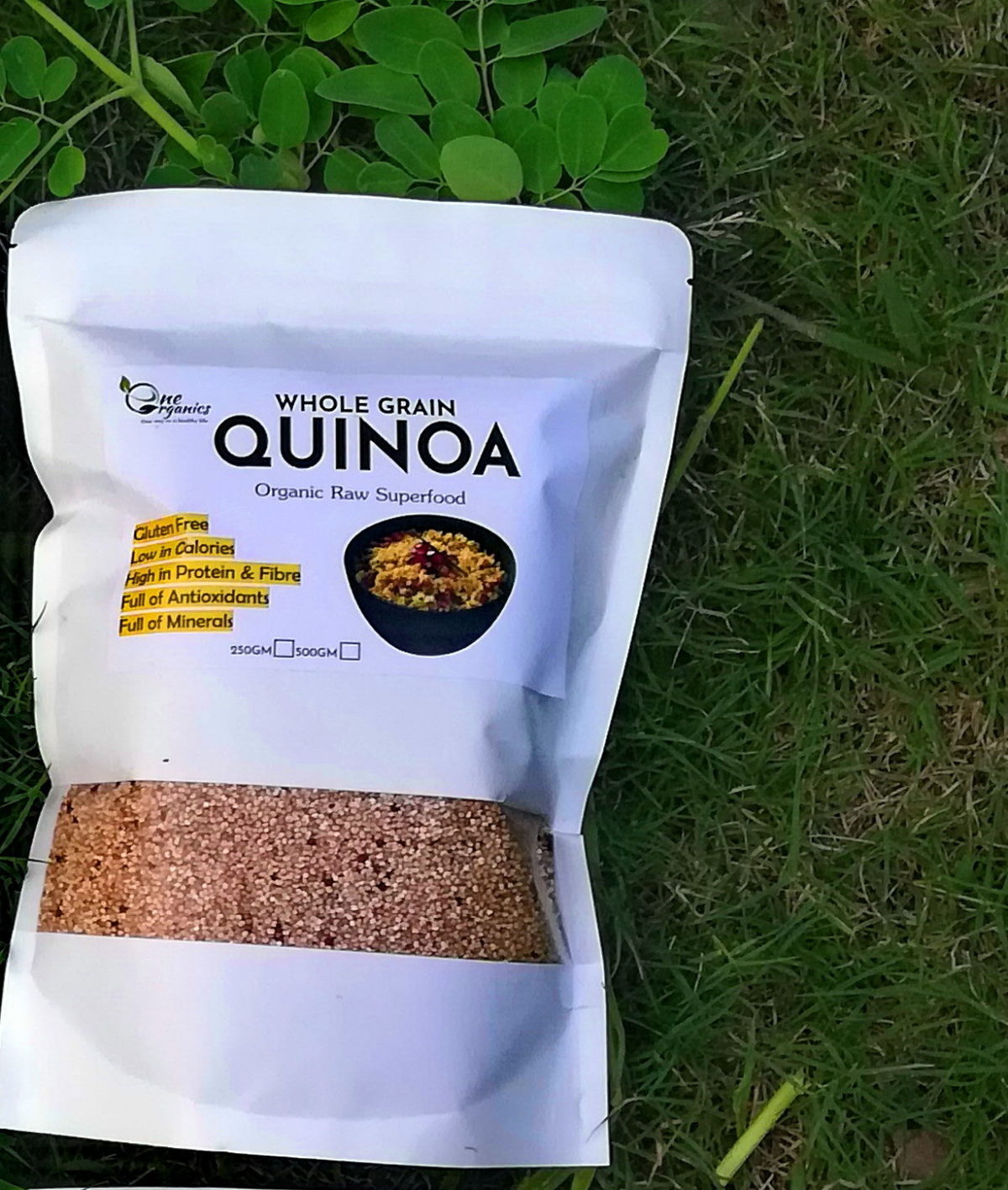 Organic Quinoa Whole Grain 1Kg Premium Quality Standup Zip Pouch ...