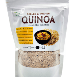 Organic Quinoa 100% Whole Grain 500Gm Premium Quality - Natural Gluten Free Whole White Washed And Ready To Cook Quinoa قنواہ Reduce Weight
