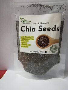 Organic Chia Seeds 200gm - Orginal یہ تخم بالنگاہ نہیں ہے 